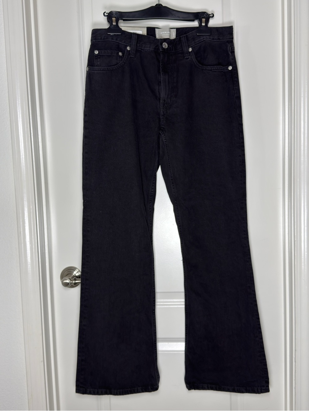 Everlane Black Slouch Bootcut Jeans NWT